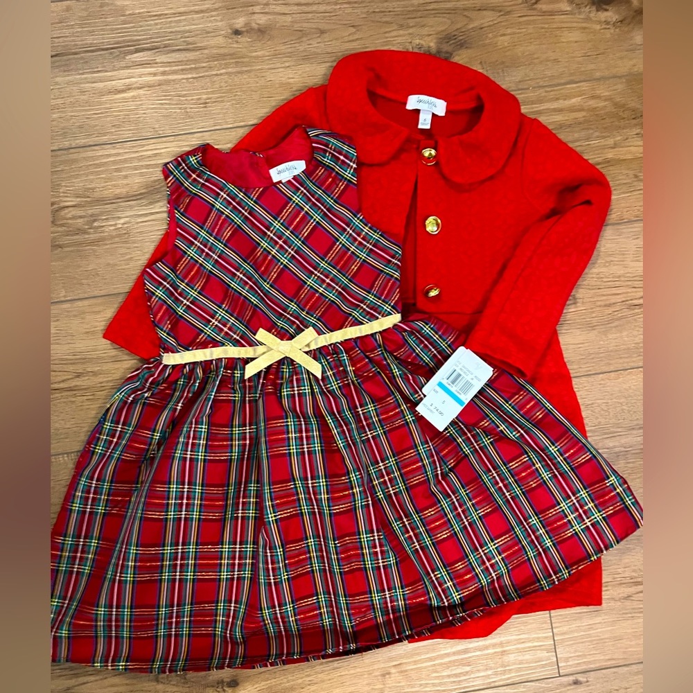 Nordstrom Christmas Dress and Jacket | girls 5T